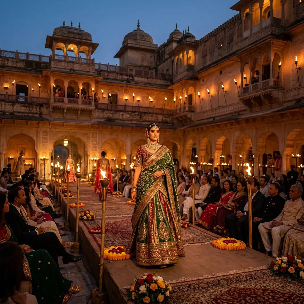 India fashion showcase heritage palace